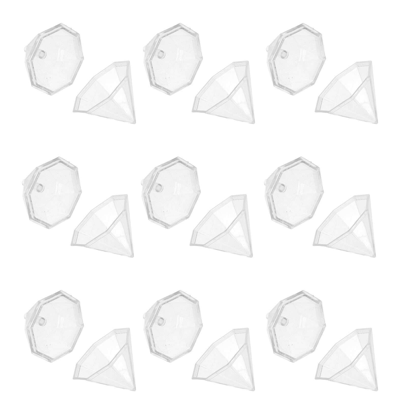 DOITOOL 80 Stück Süßigkeiten-trüffelhalter Für Blumenstrauß Großer Blumenstraußhalter Für Süßigkeiten Kugelschokoladenhalter Dekorative Schokoladenbasis Transparent