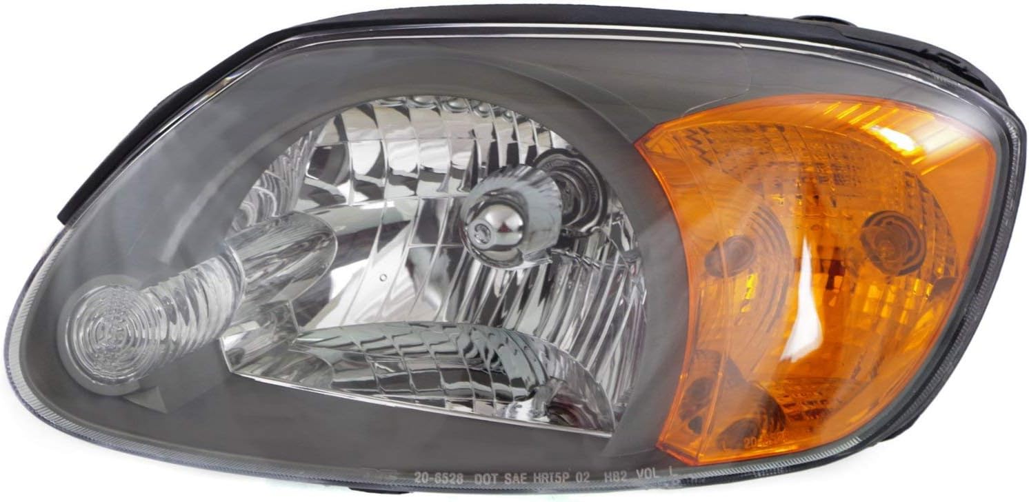 Evan Fischer Driver and Passenger Side Headlight for Hyundai Accent 2003-2006 Halogen With bulbs Hatchback & Sedan, Built From 9/1/02 To 3/1/06 Replaces # 9210225550, 9210125550