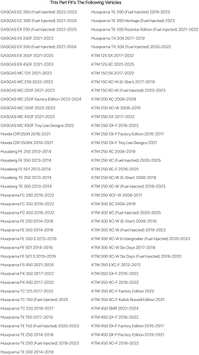 Miniatura 4 de TUSK Kit de ventilador de radiador digital termostato negro para KTM 300 XC-W Seis días 2017-2018