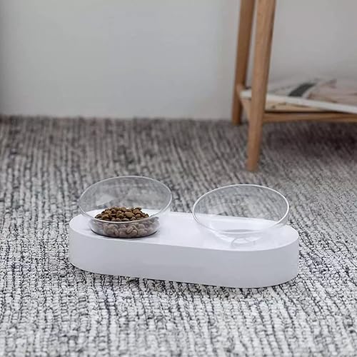 Miniatura 5 de Cuencos dobles ajustables para perros y mascotas, comedero antideslizante para alimentos y agua (color  D, tamaño 12.992in)