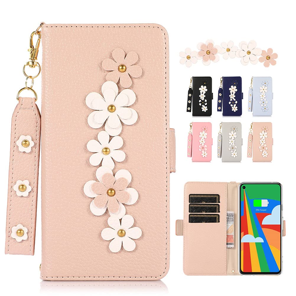 Amazon.co.jp: Google Pixel 5a 5G ケース 手帳型 ストラップ付き FASY