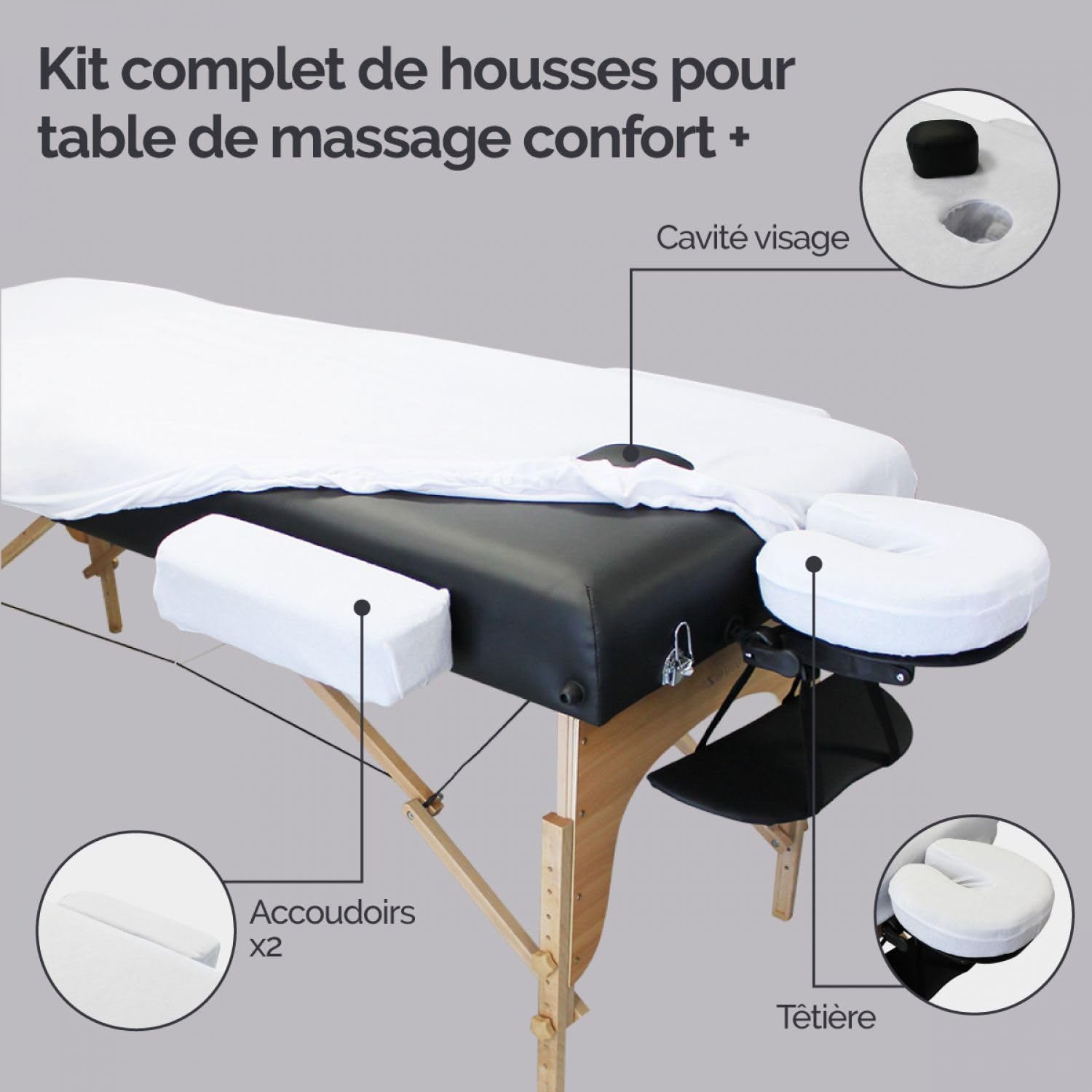 Lot De 10 Draps Housses Jetables Pour Table De Massage Vivezen - Neuf Avec étiquettes