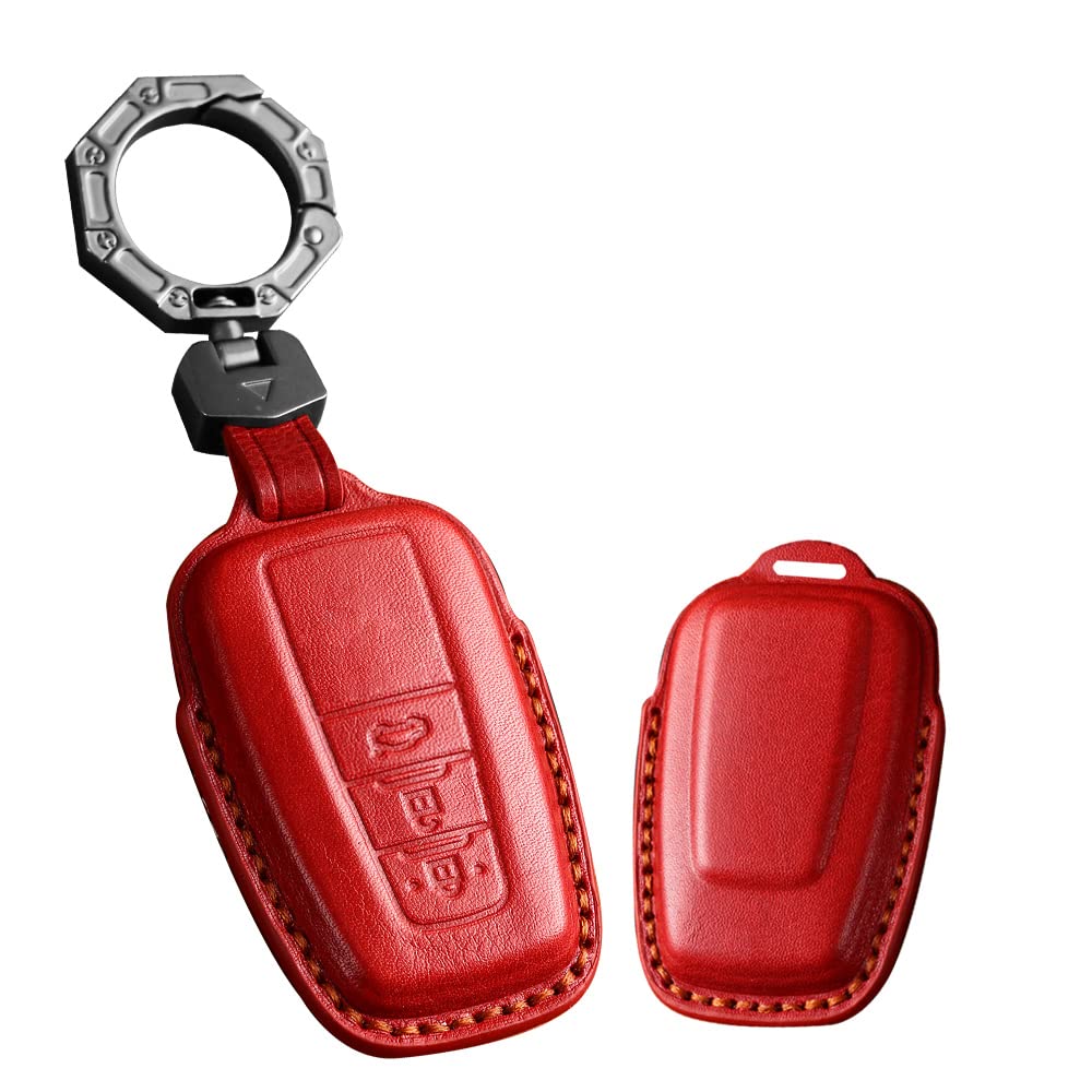 Cover Chiave Auto In Lega Di Zinco Per Toyota - 2 Pulsanti, Fluorescenza Tricolore, Opaco