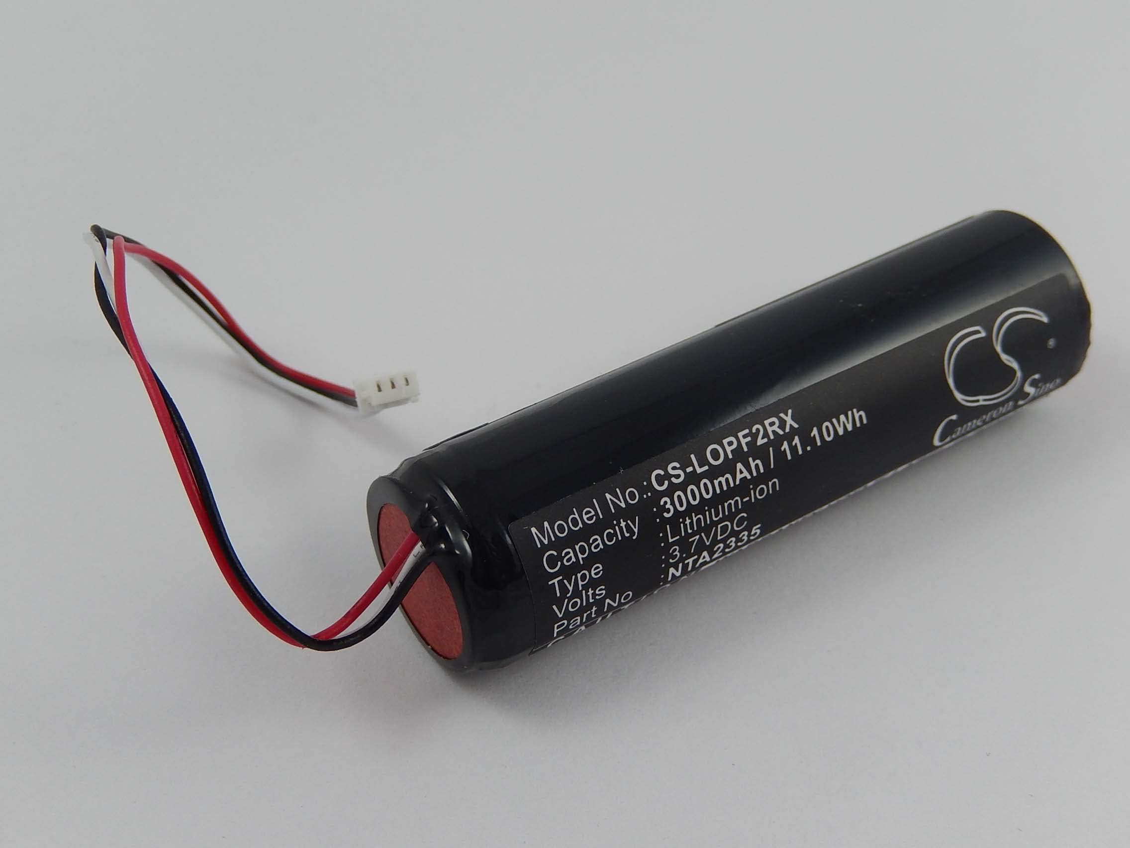 Battery compatible with Logitech Pure-Fi Anywhere Speaker 2nd MM50 Loudspeaker (3000 mAh, 3.7 V, Li-Ion)