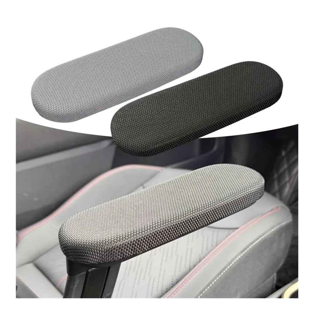 Protección salpicadero Solar Almohadilla para Reposabrazos Coche Protector Brazo para Consola Central Accesorios Interiores Resistentes A Arañazos Color Negro Gris para E SE J01