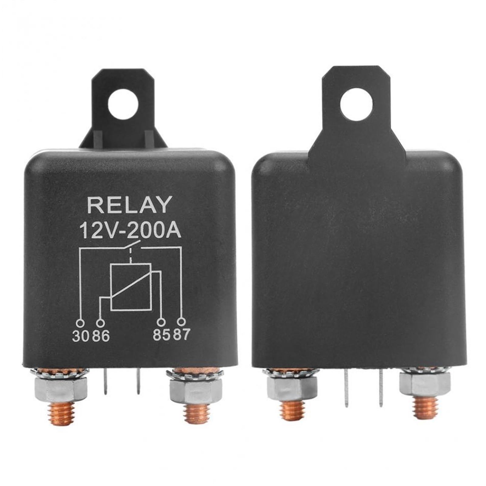 Przekaźnik motoryzacyjny silnik ciężarówka samochód 24V/12V 200A/100A/120A przekaźnik modułowy typu ciągłego 1 sztuk (12V1.8W120A)