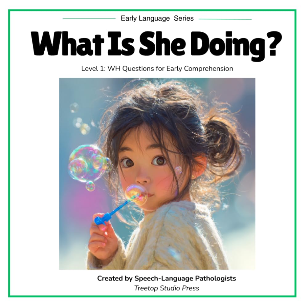 Whar Is She Doing?: Level 1 : WH Questions for Early Comprehension