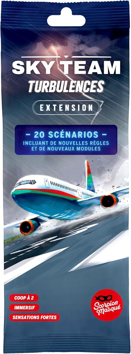 Lot de Jeux Sky Team + Extension Turbulence + 1 Décapsuleur Blumie (Sky Team + Turbulences)