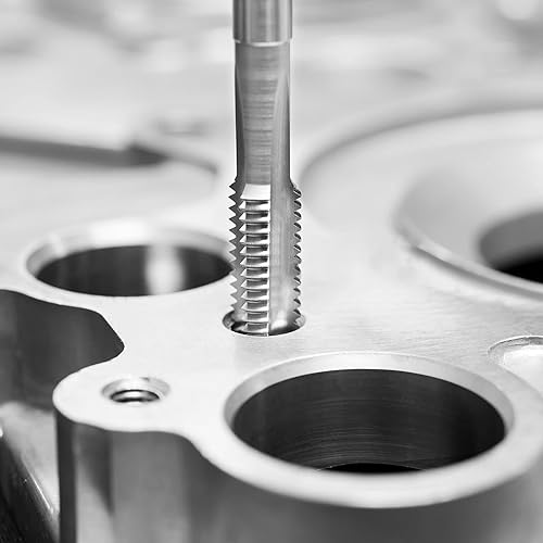 Miniatura 8 de VEVOR Juego de llaves y troqueles, 116 piezas, incluye tamaño métrico y SAE, roscas y troqueles de acero para rodamientos, herramienta de roscado