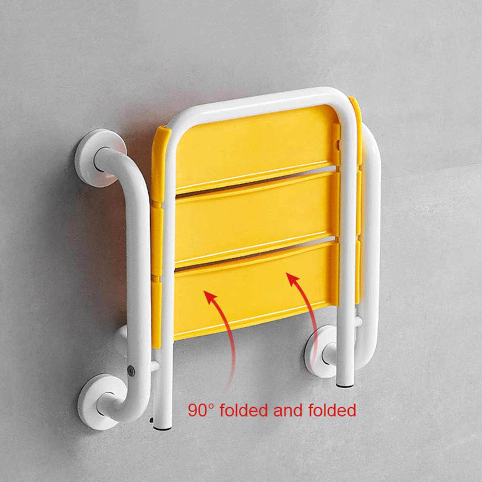 Asiento de Ducha Abatible, Taburete de Ducha Montado en la Pared, Taburete De Ducha Plegable For Baño Silla De Baño Antideslizante De Acero Inoxidable para Minusválidos Silla