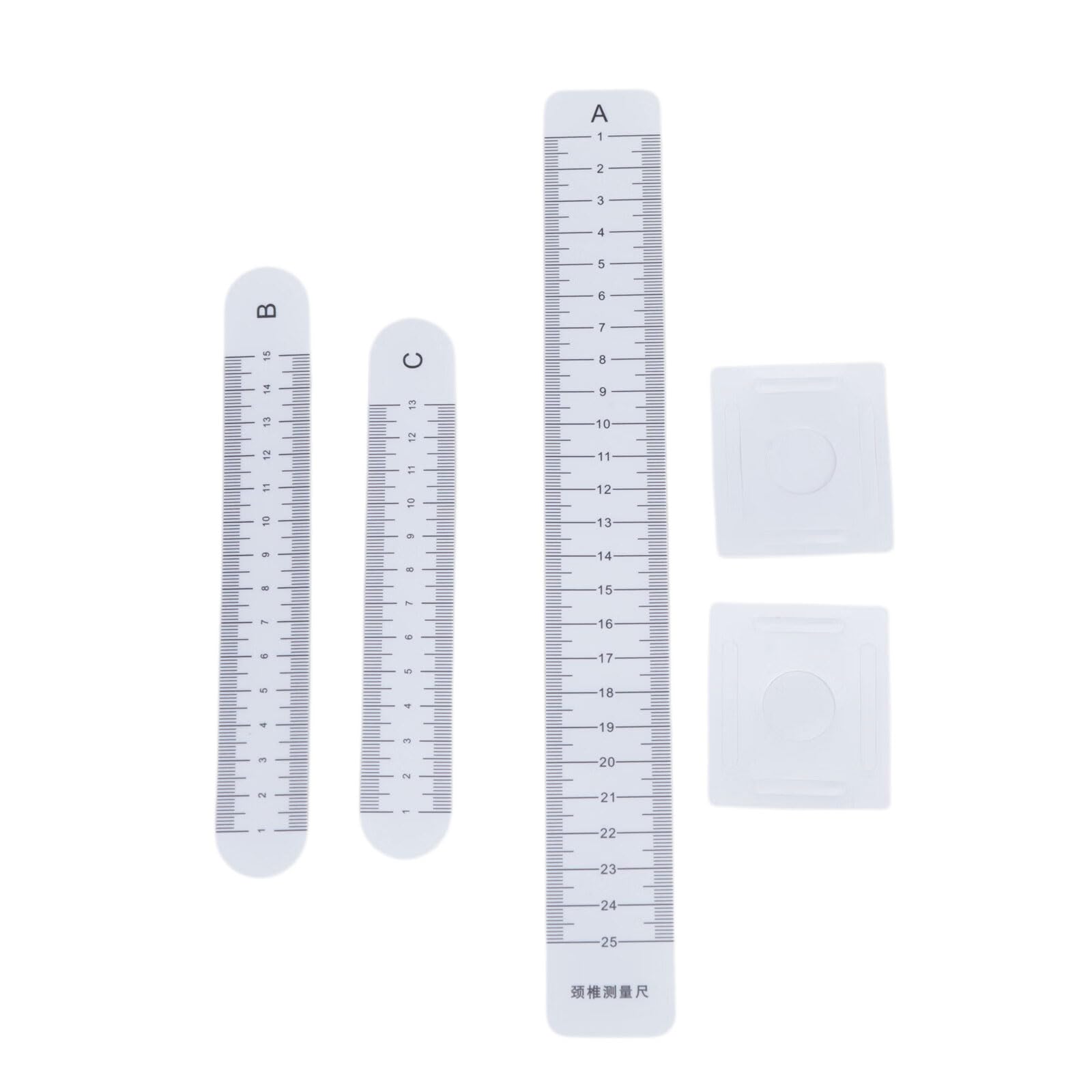 Carotoe Lightweight Flexible Cervical Width Ruler Scoliosis Meter Scoliometers For Accurate Neck Measurement Scoliosis Meter