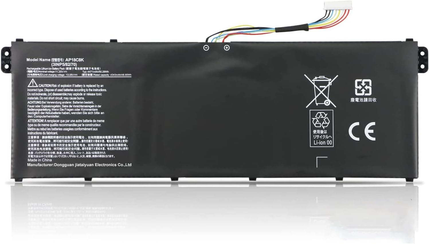 AP18C8K Laptop Battery Compatible with Acer Aspire 5 A514-54 A514-54G A514-54-34JQ Aspire 7 A715-42G Swift 3 SF314-42 SF314-57 SF314-57G SF314-58 Chromebook CB315-3H CB315-3HT Series(11.52V 50.29Wh)