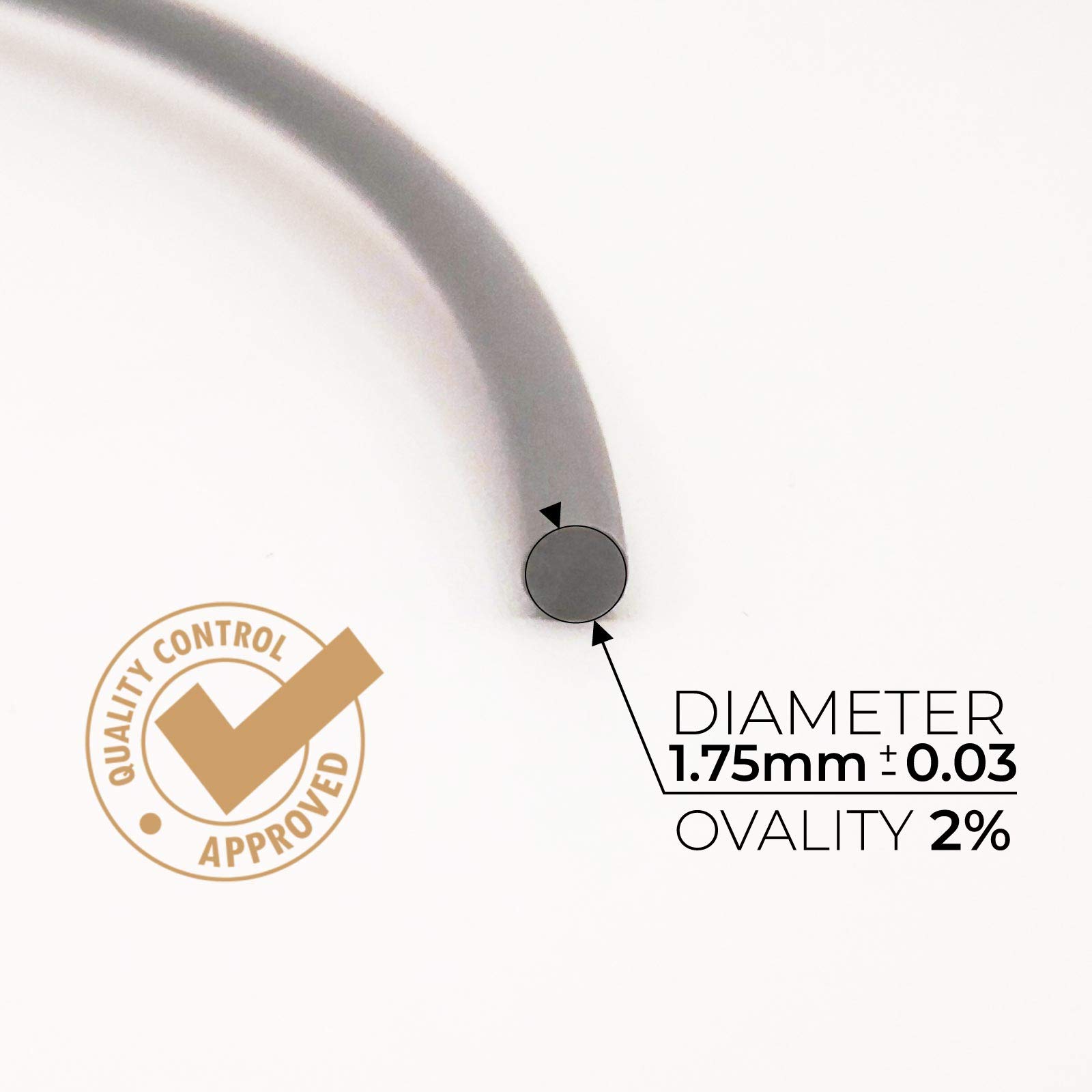 Filamento Elastico FILAFLEX 70A ULTRA-SOFT Dureza Shore/El más elástico (mejor que flexible) del mercado/Alta Resistencia para Impresoras o extrusor 3d (1.75 mm 500 gr, Transparente)