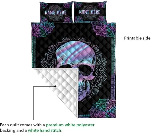 Miniatura 3 de Ohaprints Manta personalizada con holograma y fundas de almohada, juego de ropa de cama y funda de almohada, juego de ropa de cama y funda de