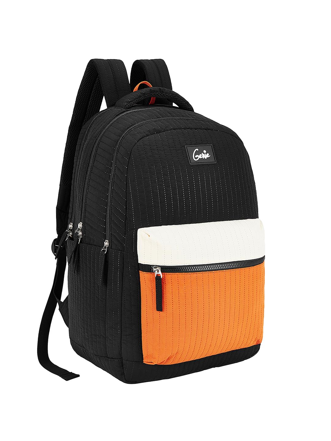 Snuggle School Backpack For Girls |19 Inch-36 Litres With Laptop Sleeve, Rain cover, Three Compartments, |Best for Books, Water Bottles, Stationery, Laptop, Lunch Box & Essentials - Black-image-11