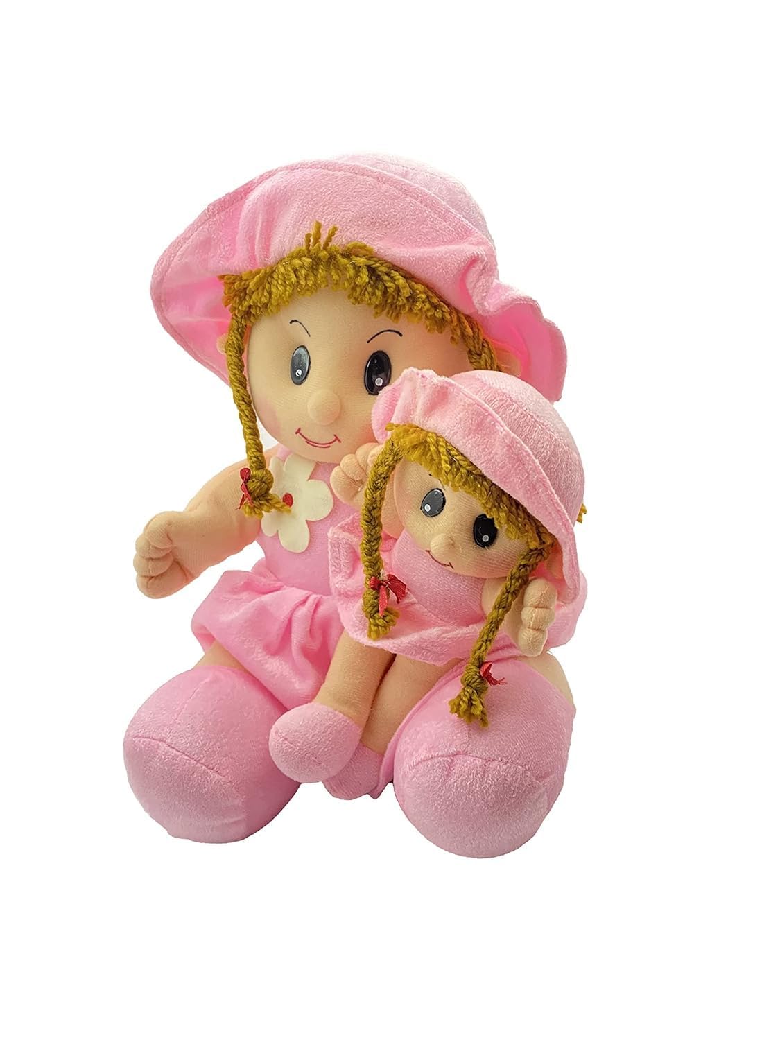 4AJ BAZAAR Soft Mother Daughter Doll with Non-Toxic Fabric | Pure Polyfill, Washable, Fine Stitching | 100% Safe for Kids | 15inch (Pink) (B0CTMXW3Z3) Amazon Price History, Amazon Price Tracker