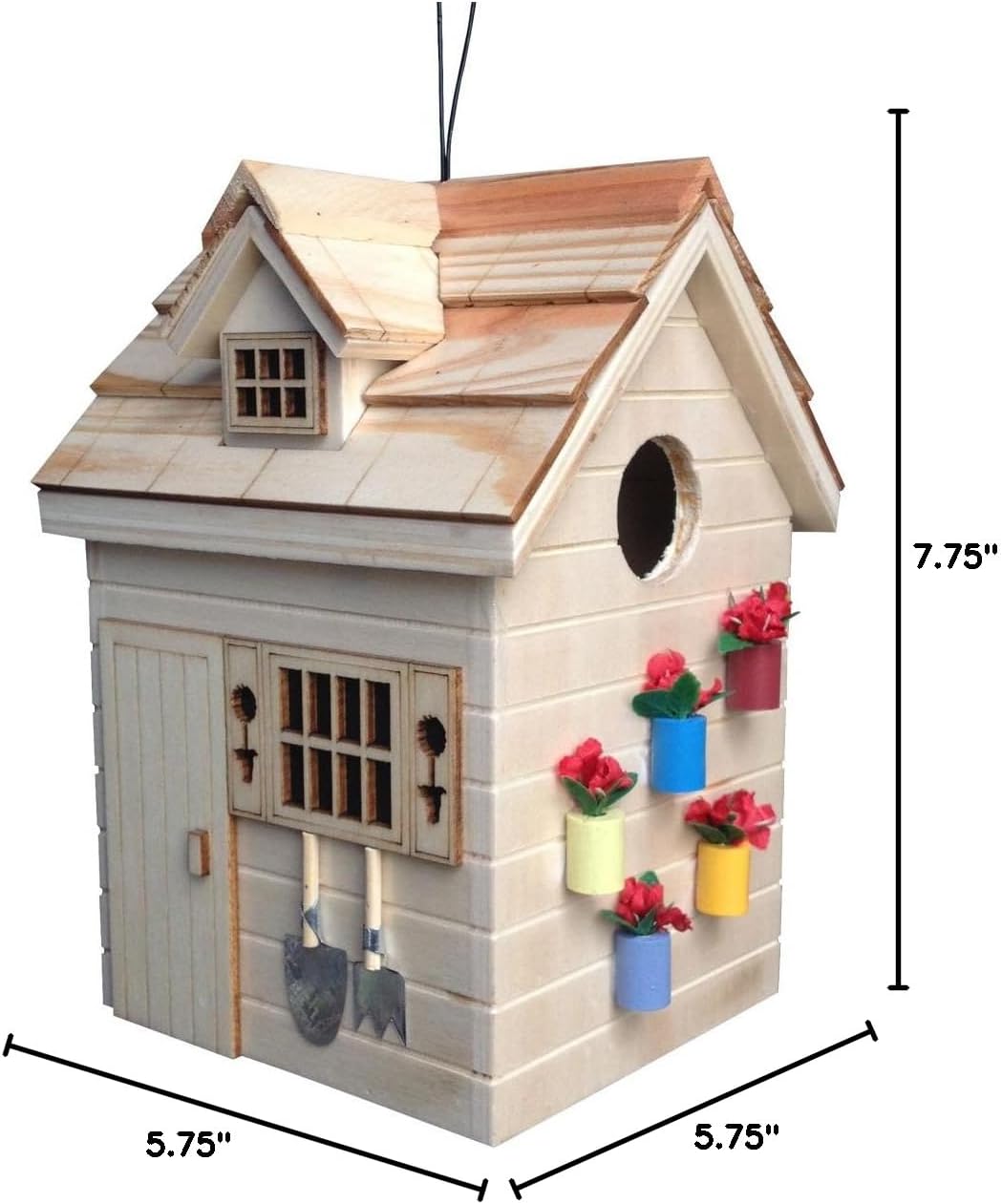 Home Bazaar Potting Shed Birdhouse - Natural