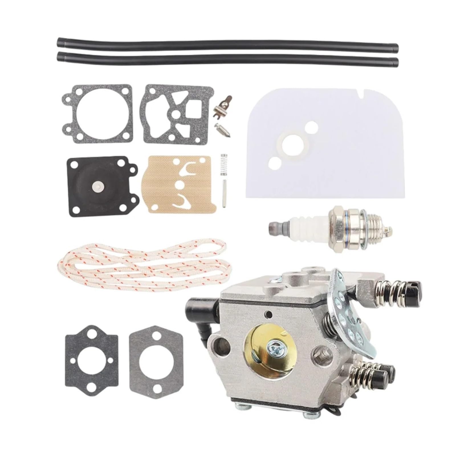 Dingmao Kit de reparación de carburador Compatible con motosierras 009 010 ST600, herramienta de jardín