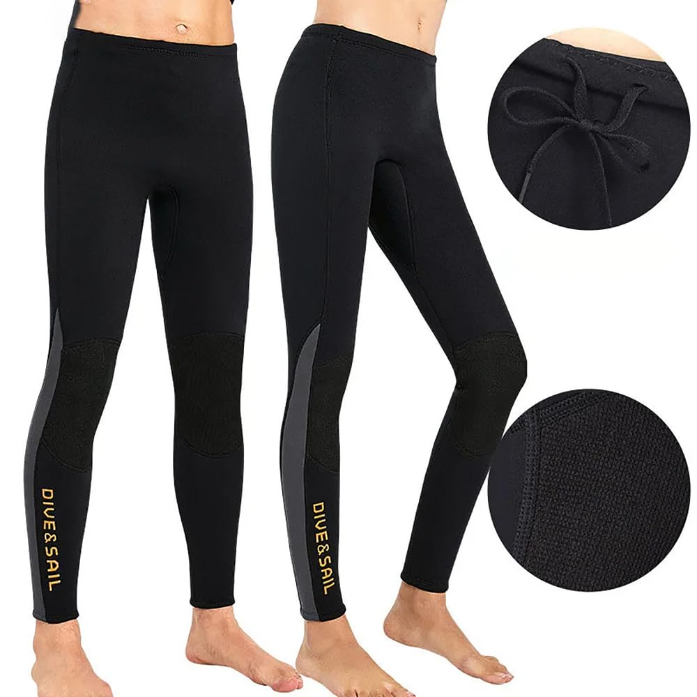 Men,3XL,Muta in Neoprene 3MM Due Pezzi, Parte Superiore e Inferiore per Uomo e Donna, per Snorkeling e Immersioni Subacquee, Mantiene il Calore, Protezione UV
