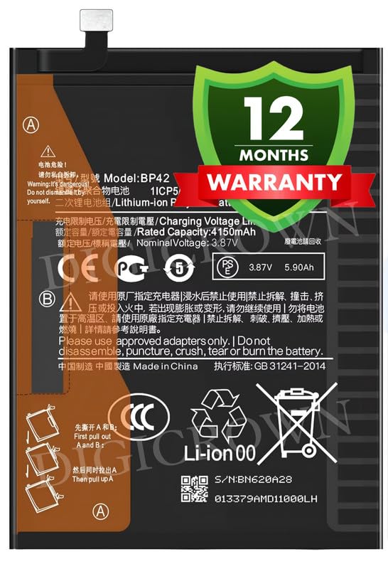 Image of Original BP42 Battery Compatible for Xiaomi 11 Lite 5G NE - (4250mAh) - 1 Year Warranty