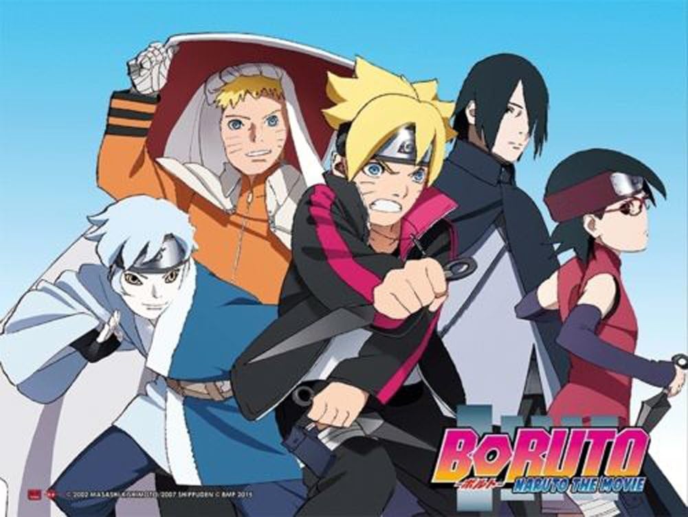 Naruto the Movie Key Art 3D Lenticular Poster 18x24