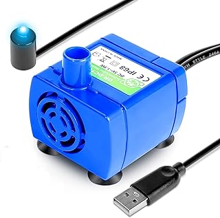 Pet Water Fountain Pump, Upgraded DR-DC160 Cat Water Fountain Pump, Cat Water Motor Replacement for Automatic Pet Water Fountain, Cat Water Fountain Dispenser
