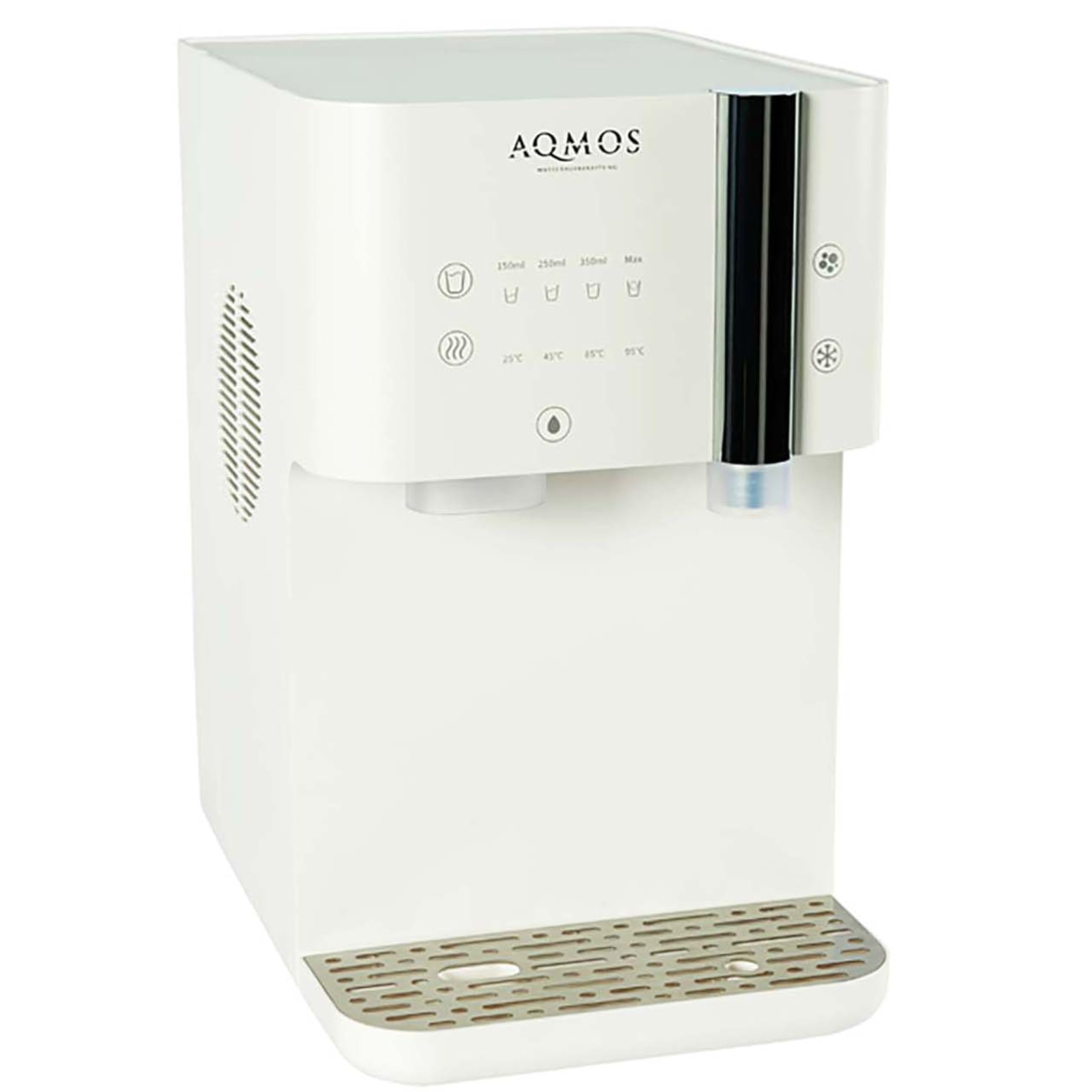 Aqmos Drinking Wasserspender Weiß – Premium Komplettsystem mit still & sprudelnd, 5–95 °C heiß & kalt, integrierte Umkehrosmose, Sensorbedienung, für Küche & Büro