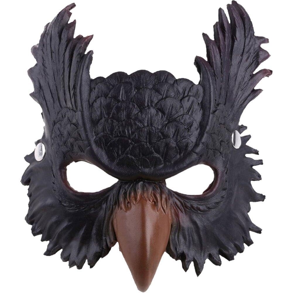 HiyyFloy Halloween Eulenmaske Maskerade Eulenmaske  Produktbild-Vorschau 4