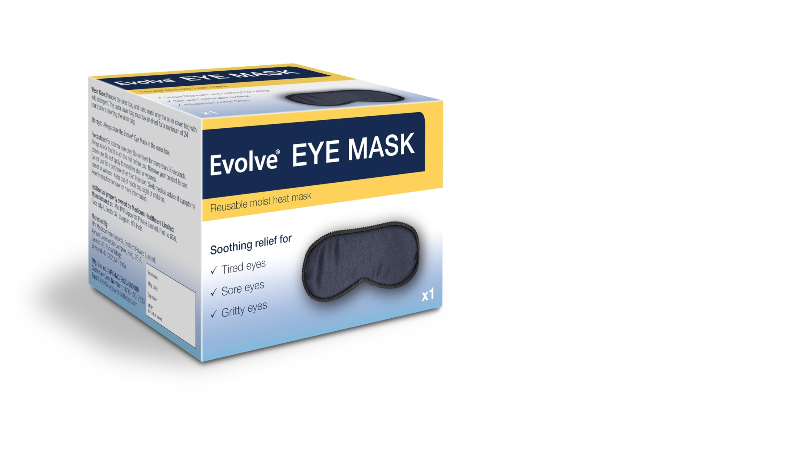 EVOLVE™ Reusable Moist Heat Mask 1
