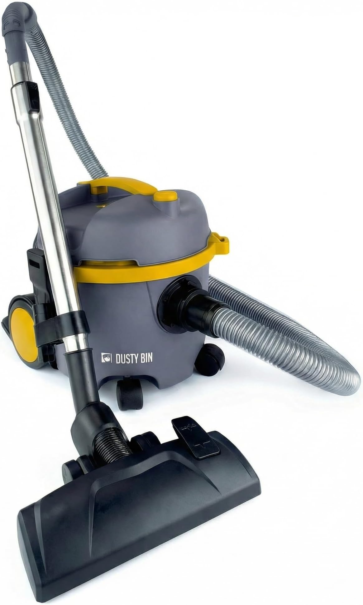 Dusty Bin DB03Y Bagless Vacuum Cleaners - Lightweight Cylinder Vacuums for Hardfloor & Carpet, Large 6L Canister, Powerful Corded Vacuum Cleaner for Car, Stairs & Pet Hair, Compact & Portable Vacuums