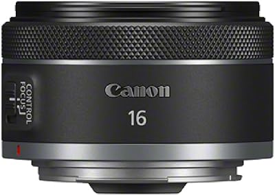Canon RF Objektiv 16mm F2.8 STM – Ultraweitwinkel-Festbrennweite für Vlogging & Landschaftsfotografie | Kompatibel mit EOS R System