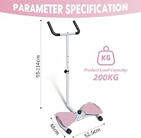 Kensbro Twist Waist Disc forgókorong masszázsfunkcióval és karfával 2