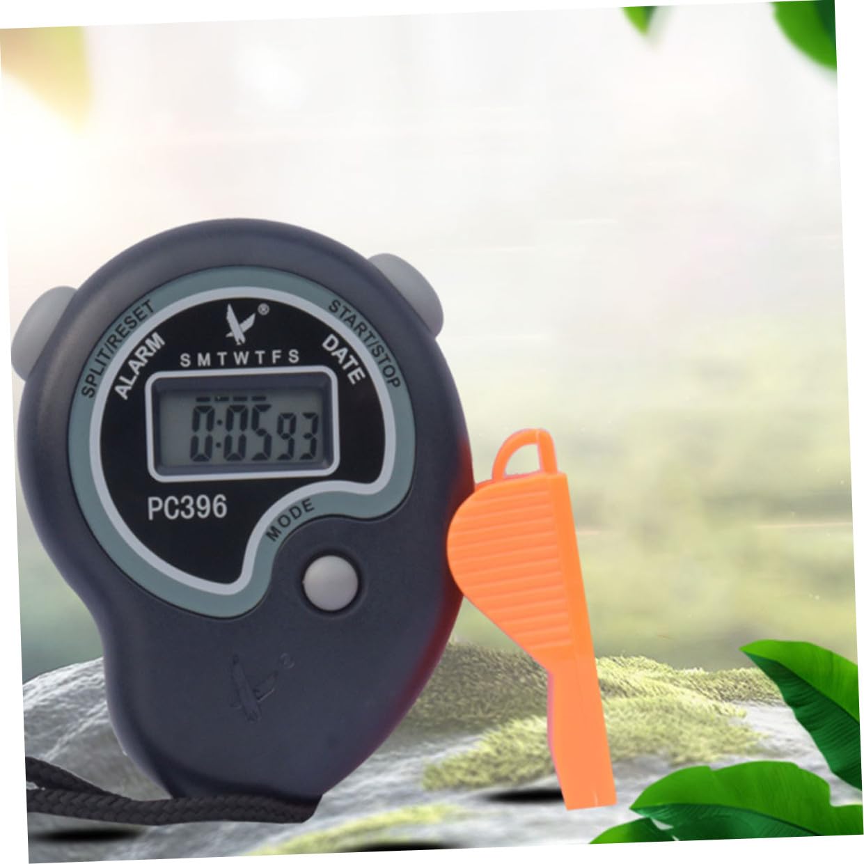 Kisangel 2 Set Cronometro Sportivo con Timer Elettronico Portatile per Corsa e Allenamento Precisione per Allerta