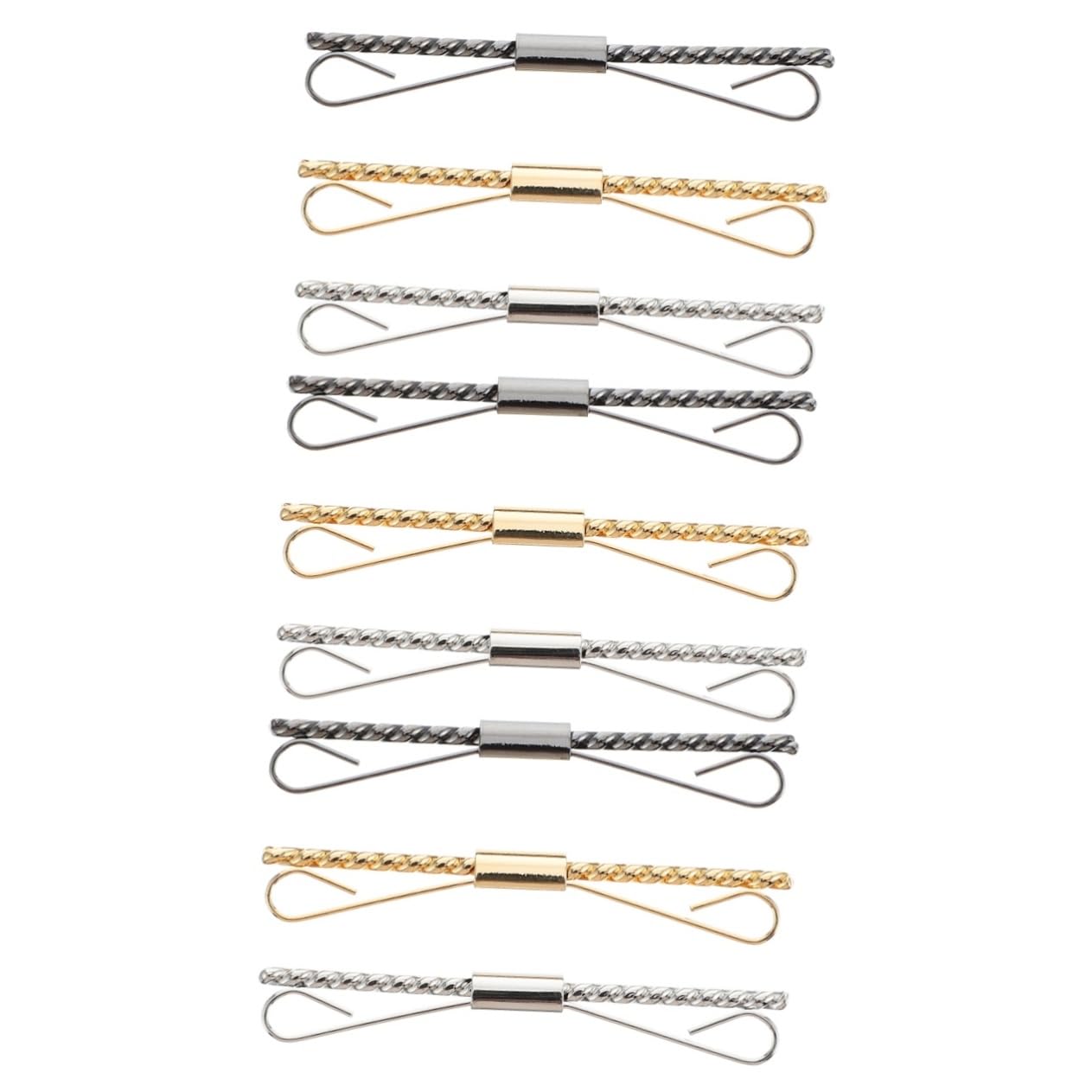 Holibanna Presilla Para Cárdigan Fular ín Clips De Barra De Corbata Broche De Corbata Para Hombre Broche De Corbata De Los Hombres Clip De Corbata Cobre Black