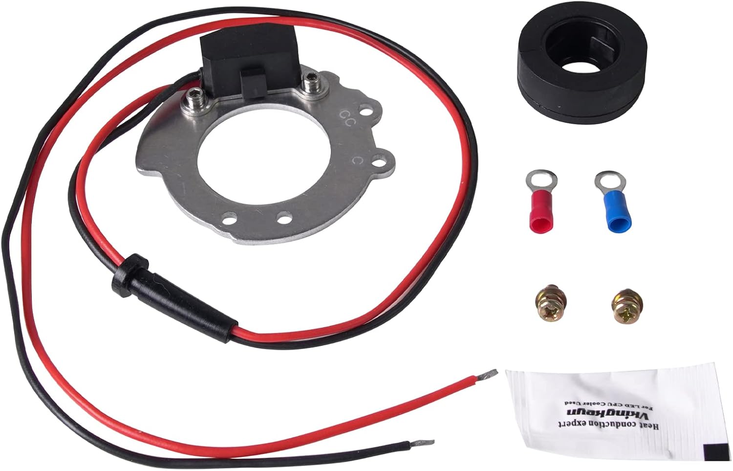 loosoo 1244A Ignitor Conversion Kit, Electronic Ignition Module Conversion Kit Compatible with 4