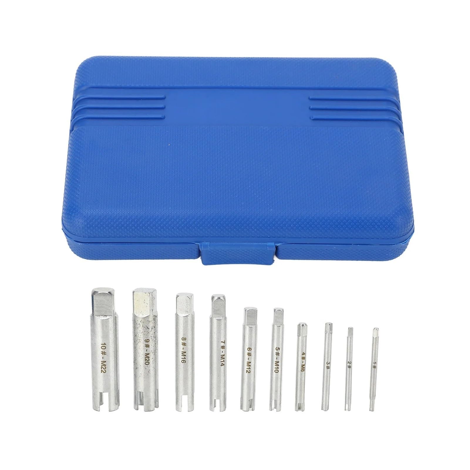 Broken Tap Extractor Screw Tap Extractor Set Quenched Alloy Steel Broken Removal Tool with Storage Box