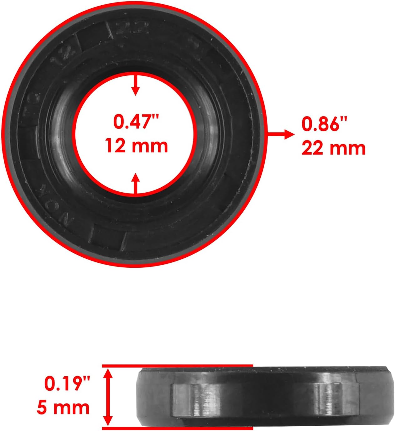 Powersports Replacement Parts for 5DJ-12451-00-00 90201-08512-00 Water Pump Rebuild Kit For Yamaha Mod-C33C-27868