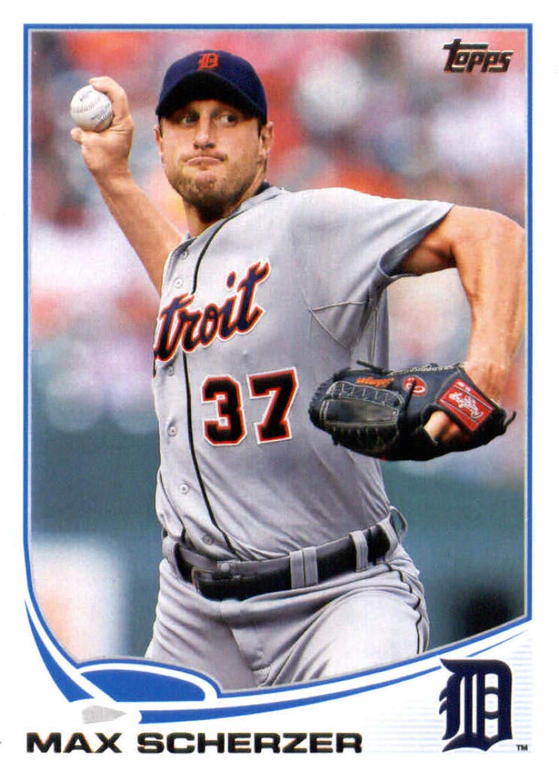 Amazon.com: 2013 Topps #37 Max Scherzer Tigers MLB Baseball Card NM-MT :  Collectibles & Fine Art