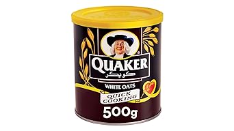 Quaker Quick Cooking White Oats Jar, 500 g - image, photos