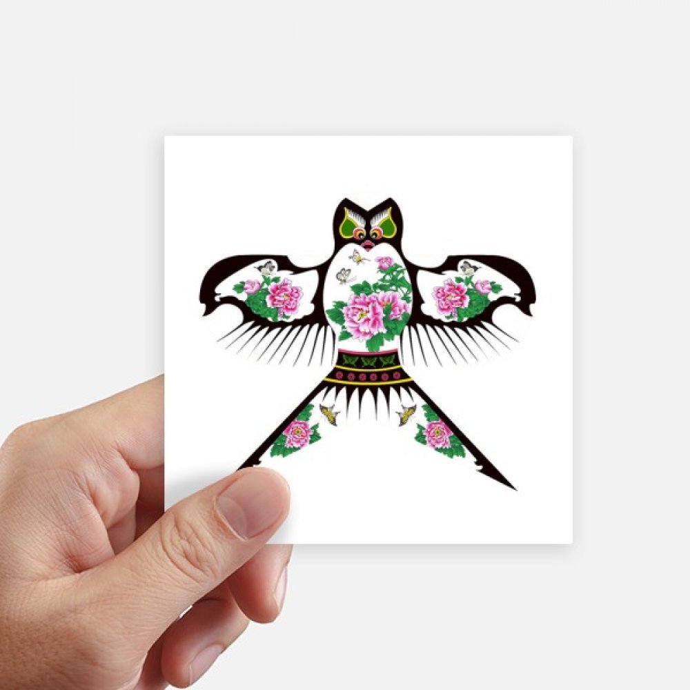 Sticker cerf-volant chinois pour décorer valise et moto