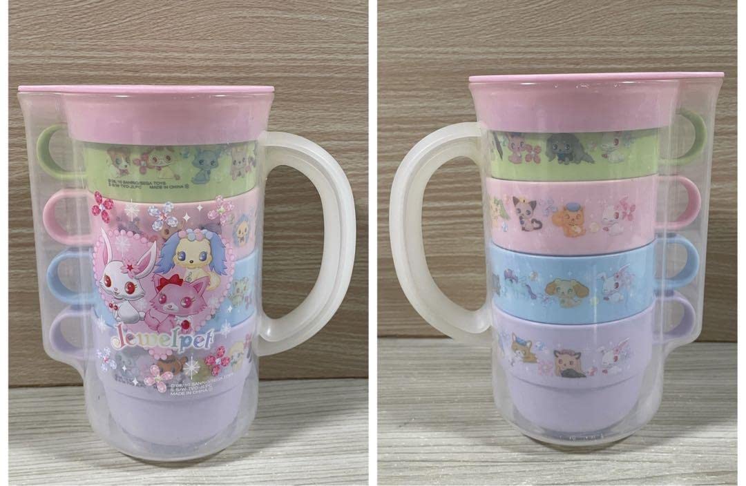 Amazon.co.jp: テ4 段1 ジュエルペット弁当箱＆ランチ巾着 