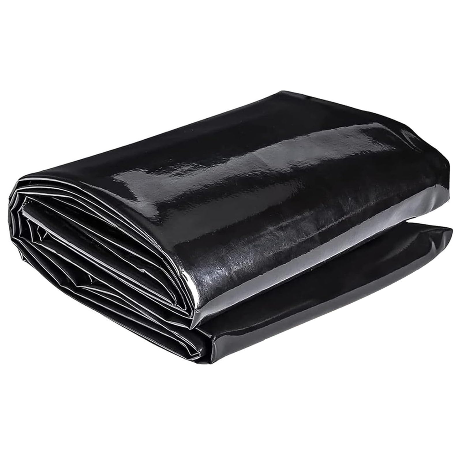 GLDYTVF HDPE Pond Liner 7x12m (23x39.3ft) HeavyDuty Impermeable Tarpaulin for Koi Fish Pools Fountains & GardensReinforced Black Pond Membrane