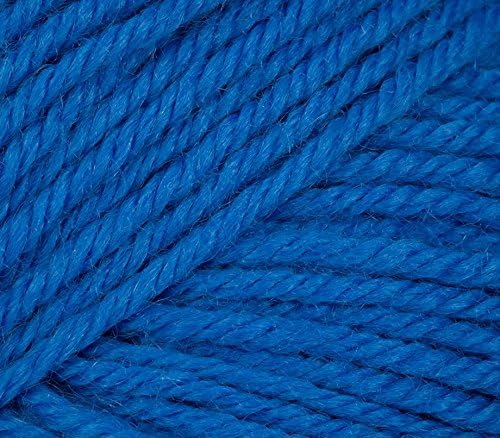 5 Pack - Gazzal Baby Wool 1.76 Oz (50g)/218 Yards (200m) Fine Baby Yarn, 40% Lana Merino, 20% Cashmere Type Polyamide; (Blue - 830) - Image 3