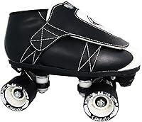 Vista 8 de VNLA Junior Tuxedo Jam Skates - Indoor Unisex Roller Skates for Tricks, Jam and Speed Skating