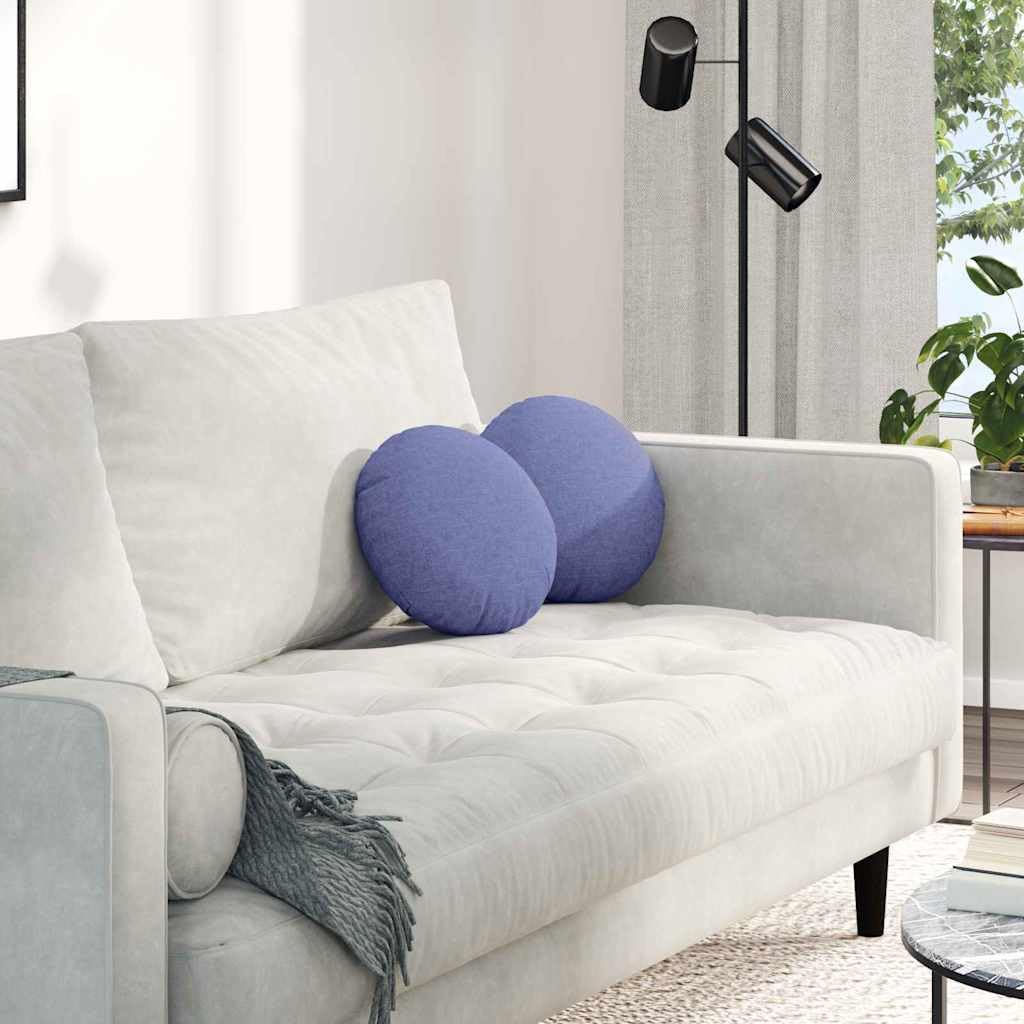 Coussin d'assise ergonomique et antidérapant lot de 2 lavable bleu 30cm