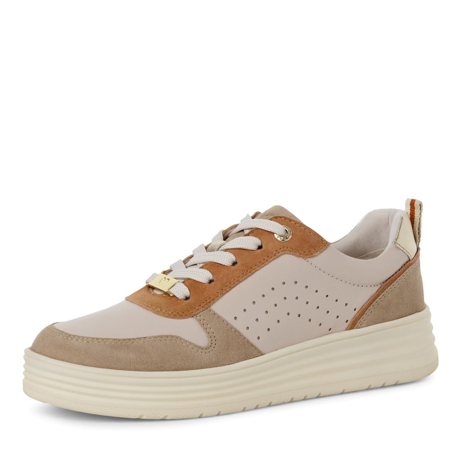 MARCO TOZZI Women's Damen Sneaker 2-23700-44, Cream, 6.5 UK
