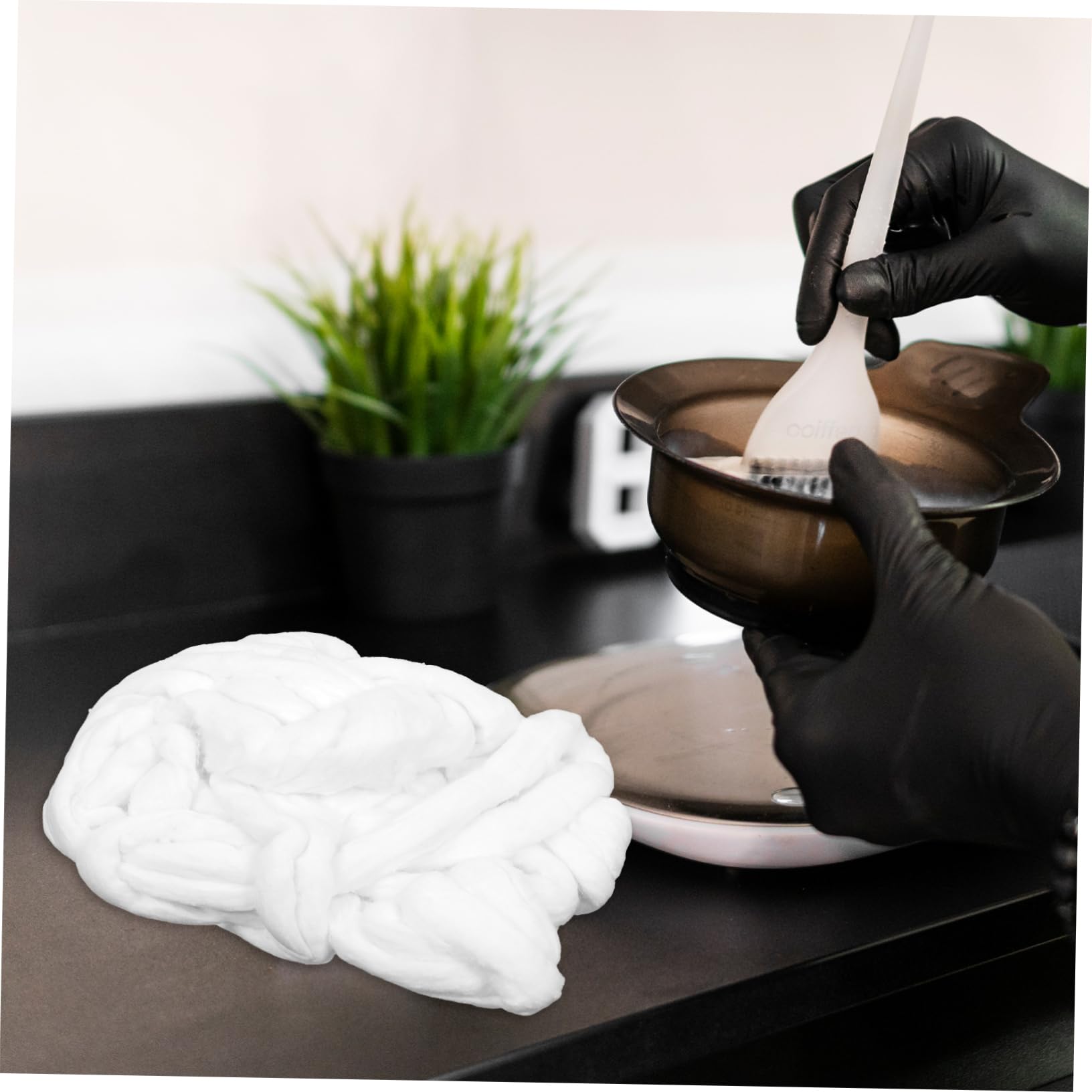 Baluue Convenient Supple Hairdressing Cotton Coils 100pcs Absorbent Hair Perm Cotton Strips