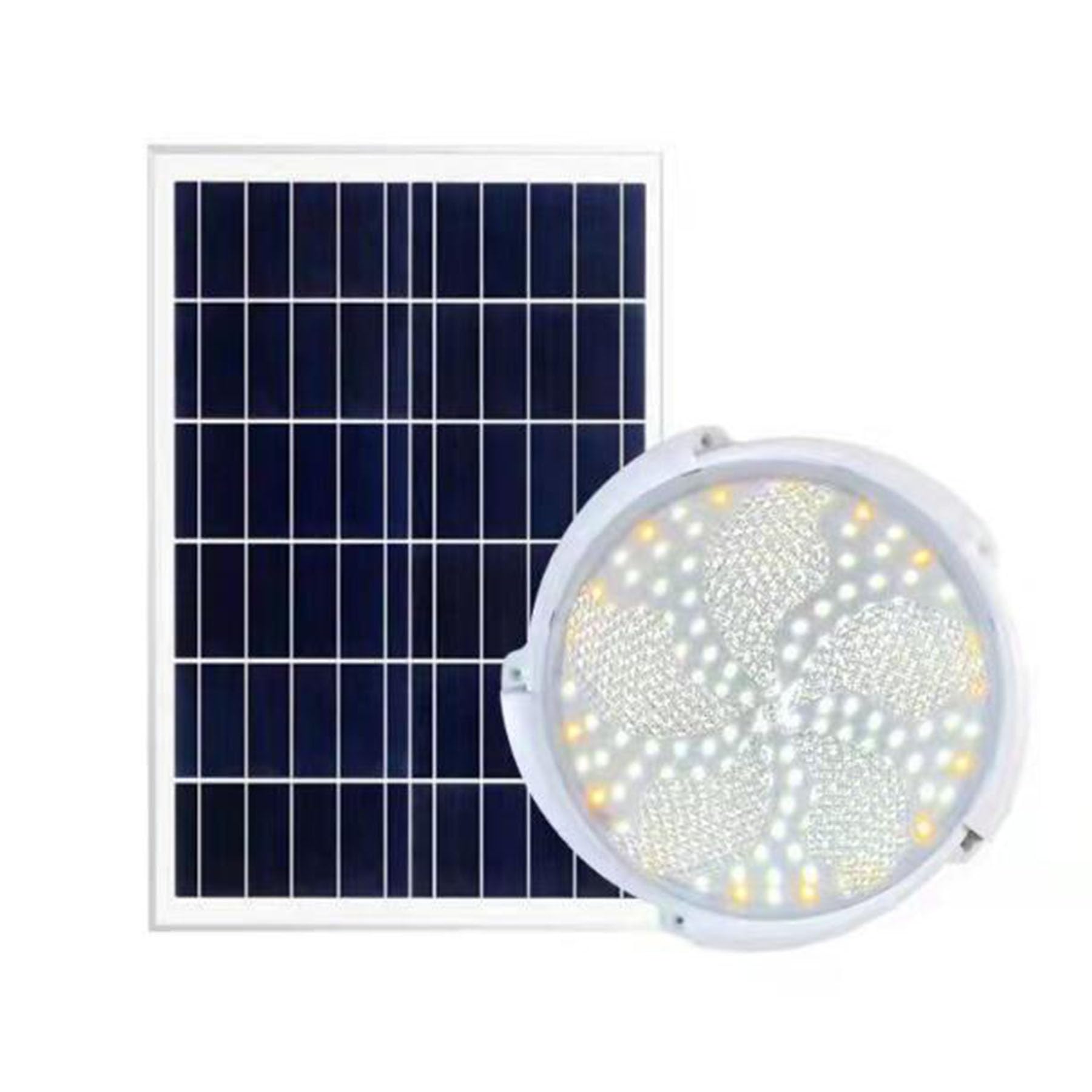 Projecteur solaire d'extérieur 500W IP65 pour sécuriser un garage sombre