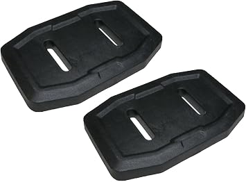 for Husqvarna 2 Pack of Replacement Skid Shoe # 583838801-2PK, 583838801, for Husqvarna 583838801, for Husqvarna 583838801 Composite Skid Shoe, for Husqvarna 583838801