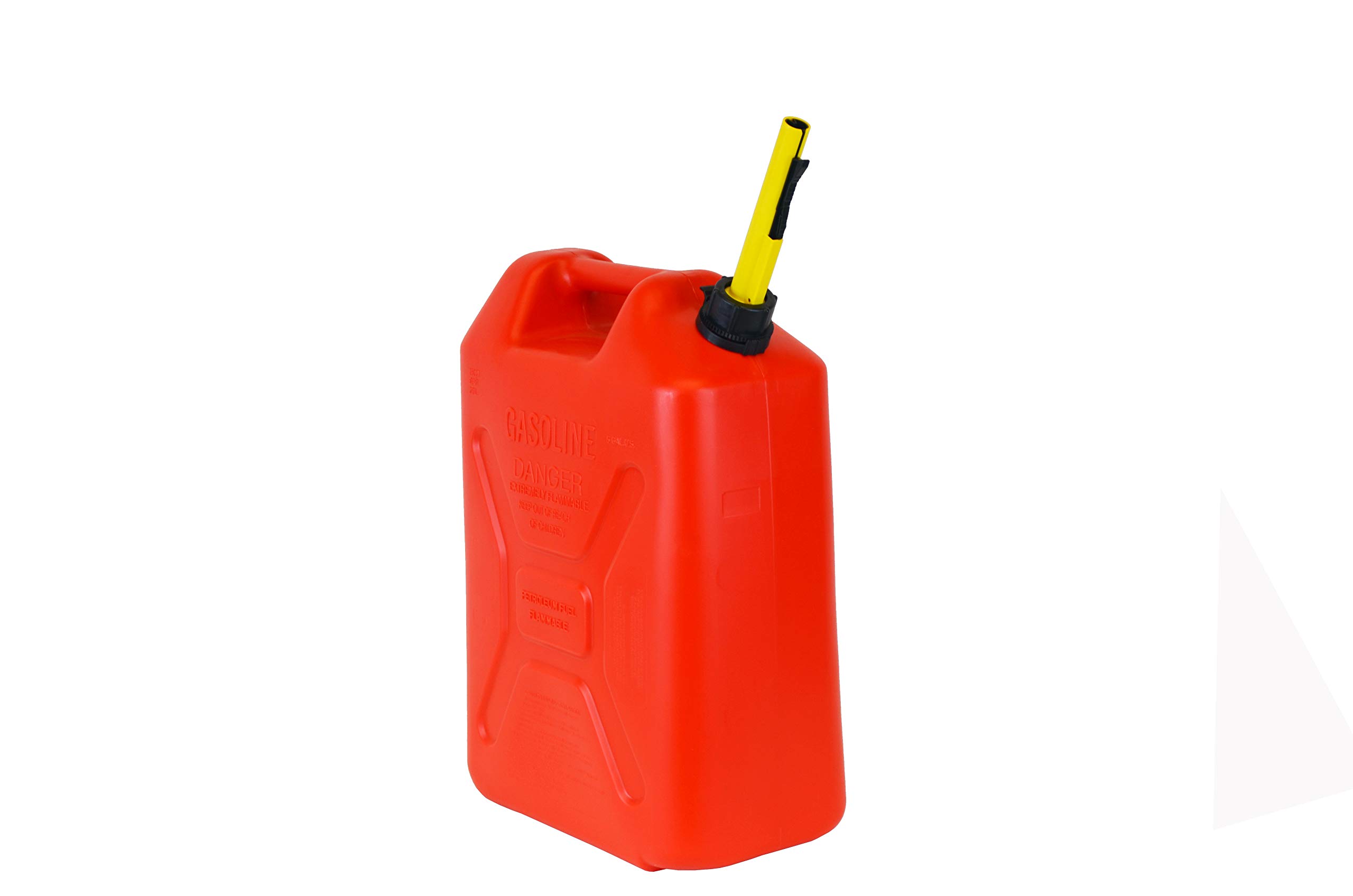 Scepter FG4RVG5 Military Style 5.3 Gallon Gas Can, Jerry Can Fuel Container with Self-Venting Spout, Red